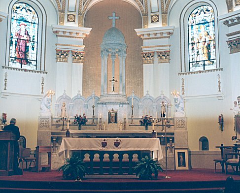 Main Chapel Altar at Our Lady of the Holy Spirit Center