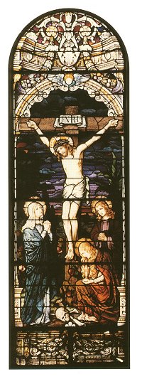 Jesus Dies on the Cross - Holy Spirit Center Window