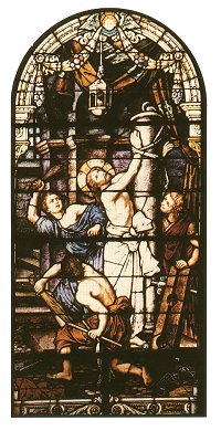 The Scourging at the Pillar - Holy Spirit Center Window