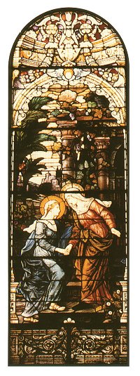 The Visitation- Holy Spirit Center Window