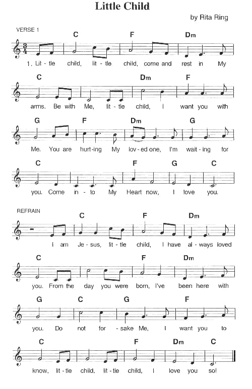 Little Child - Sheet Music